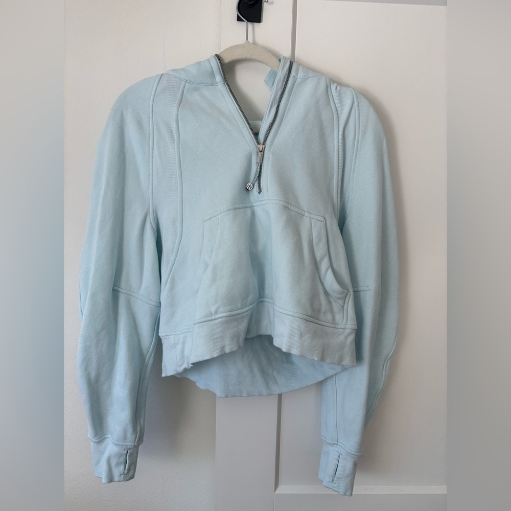 Lululemon oversized half zip scuba hoodie